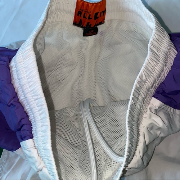 Just Don All City Shorts White / Purple / Green Men’s Size Small - Picture 5 of 5